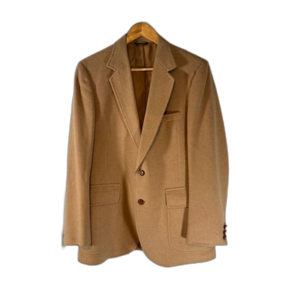 Raleighs 100% Camel Hair‎ Blazer Vintage Camel Sport Coat Old Money 40–42R